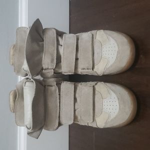 Isabel Marant Cream Bekett Sneakers Size 37